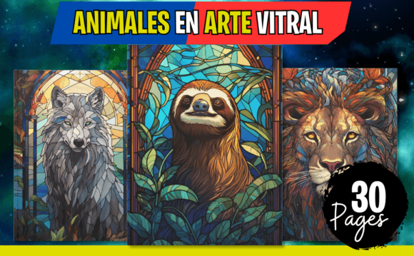 Animales En Arte Vitral - DilanDu Bank: A Practical Review of the Digital Stained Glass Animal Collection