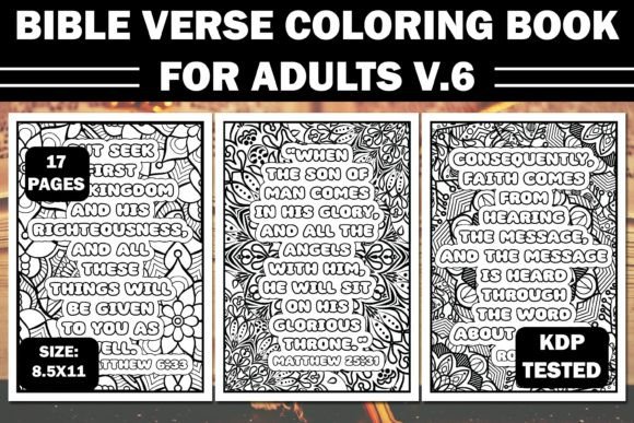 Bible Verse Coloring Book for Adults V.6 – A Practical Guide for KDP Publishers