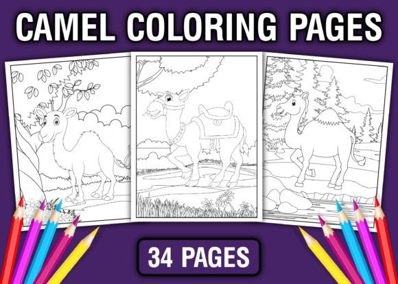 Camel Coloring Book for Kids: A Practical Guide for Parents and Educators and KDP Publishers