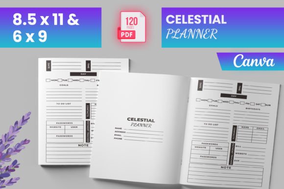 Celestial Planner for Canva KDP: An Evaluation for Digital Publishers
