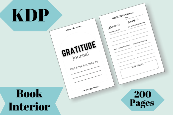 Daily Journals Book Interior: 200 Pages for Intentional Daily Practice