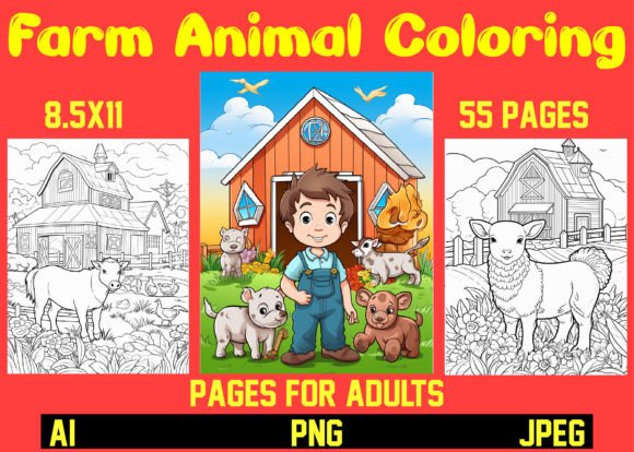 Farm Animal Coloring Pages for Adults: A Practical Guide for KDP Publishers