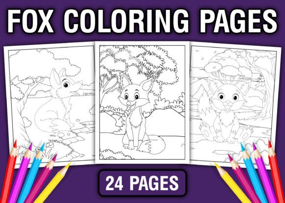 Fox Coloring Book for Kids: A Creative Resource