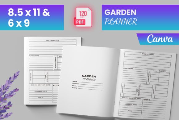 Garden Planner for Canva KDP: Create & Sell Effortlessly