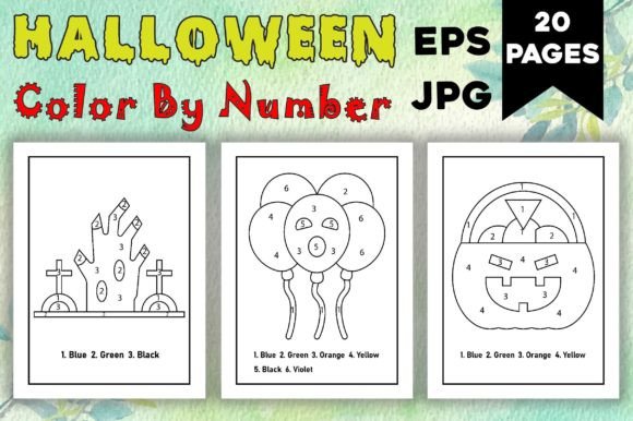 Halloween Color by Number Pages - 05: A Strategic Asset for Your KDP Low Content Business