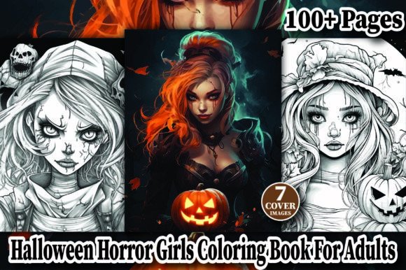 Halloween Horror Girls Coloring Pages: A Practical Review of the 111-Page Bundle for Adult Creators