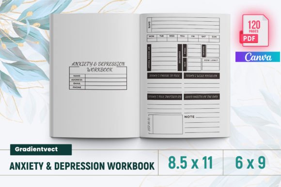 KDP Anxiety Depression Workbook Canva: A Practical Tool for Mental Wellness and Publishing Success
