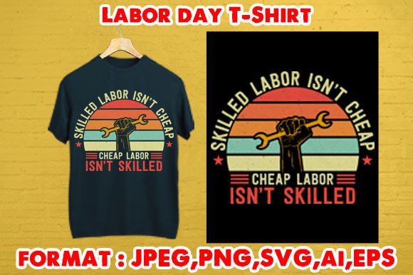 Labor Day T-Shirt Designs for Your Print-on-Demand and KDP Business: A Practical Evaluation