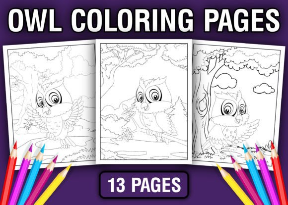 Owl Coloring Book for Kids – A Smart Addition to Your KDP Lineup