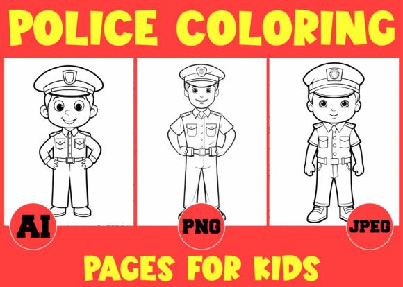 Police Coloring Pages for Kids: A Creative and Educational Resource