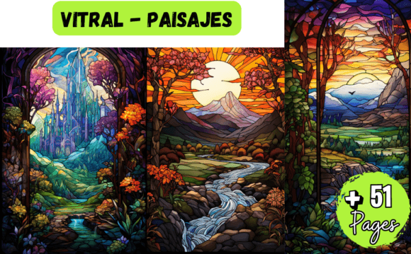 VITRAL – PAISAJES: Evaluating a Digital Asset Package for KDP and POD Creators
